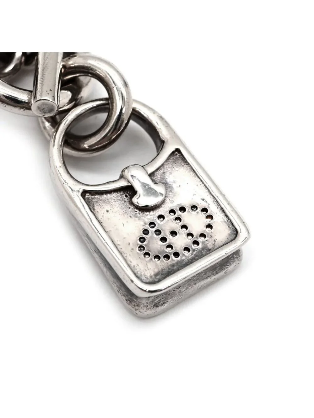 Hermes Necklace Amulette Evelyne Pendant 925 Sterling Silver Bag Motif